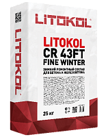 Тиксотропный ремонтный состав для  бетона LITOKOL CR43FT Fine Winter, 25 кг